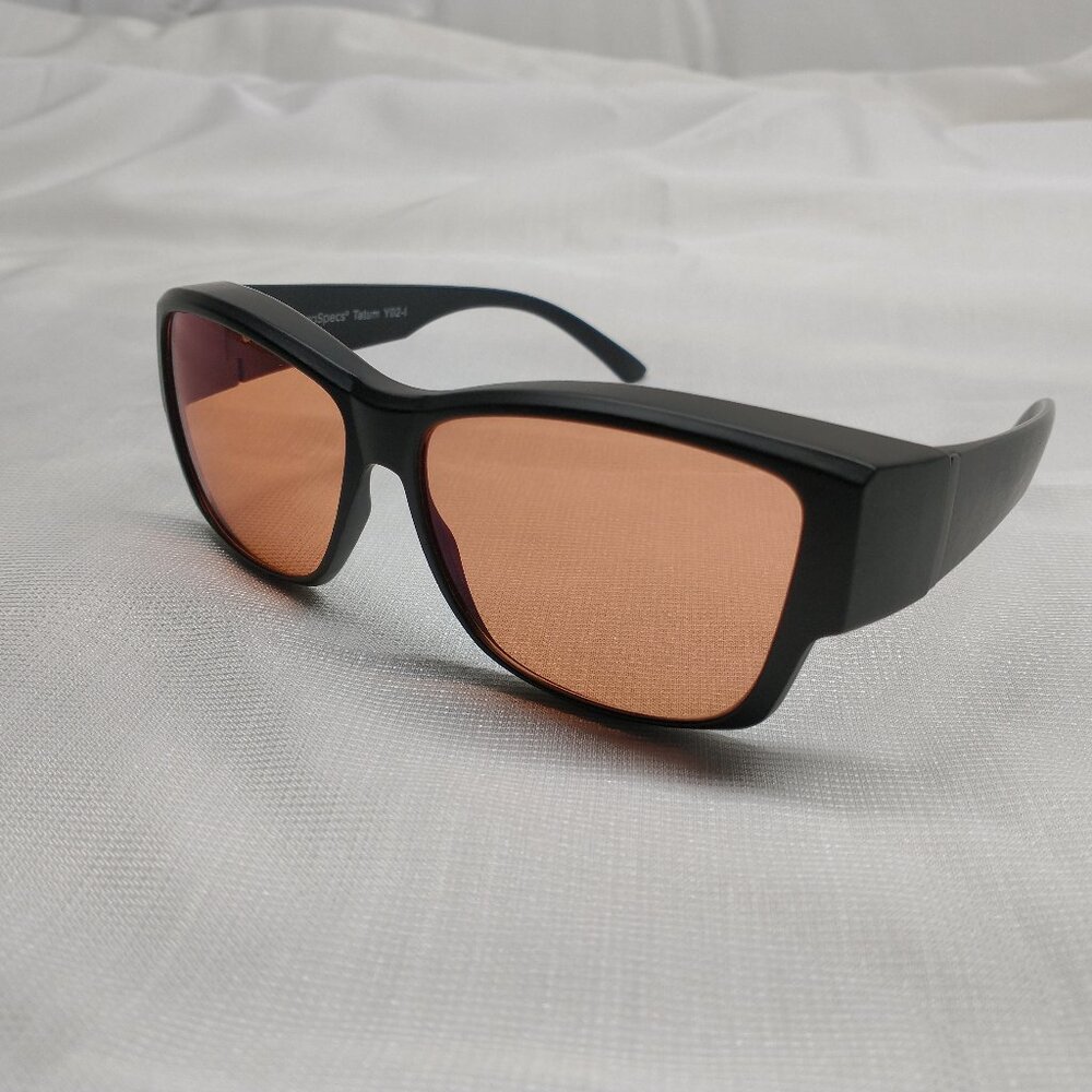TheraSpecs Tatum WearOver Light Filtering Glasses YO2-I for Migraine/Concussion